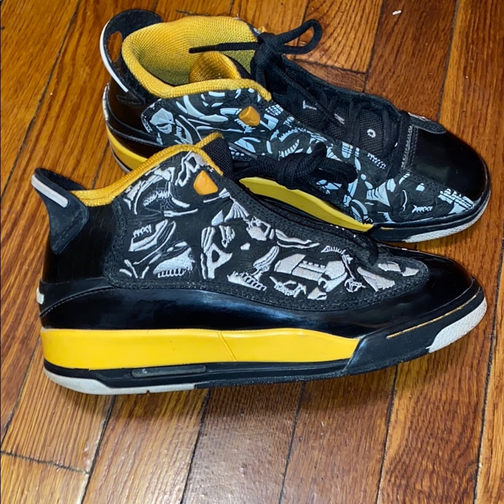 Air Jordan Dubzeros Black/yellow/white